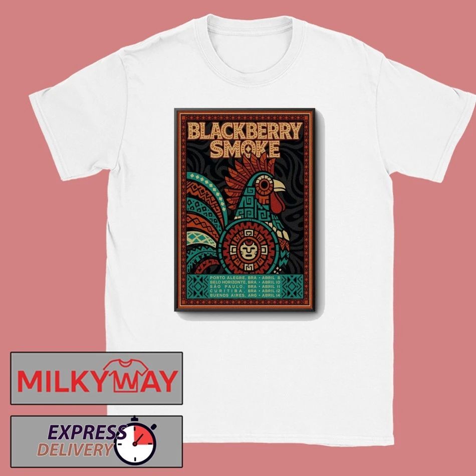 Poster Blackberry Smoke Brazil And Argentina shirt