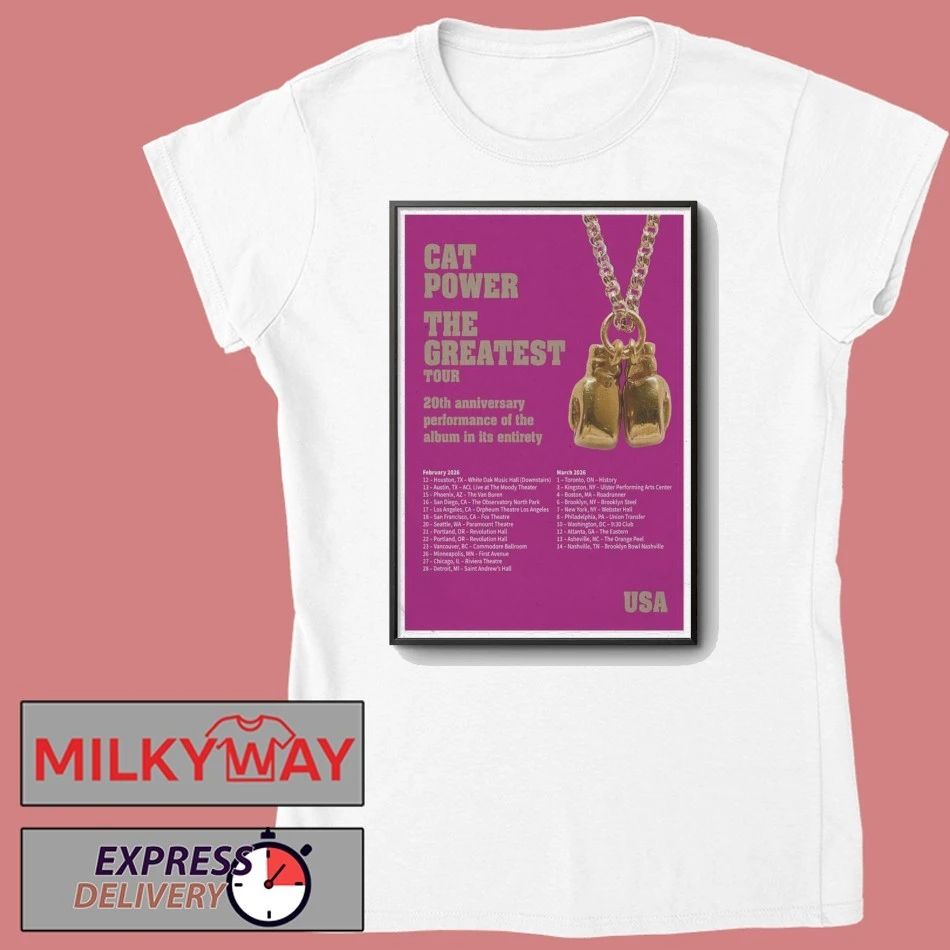 CAT POWER Mar 12 2026 Poster Atlanta, GA shirt