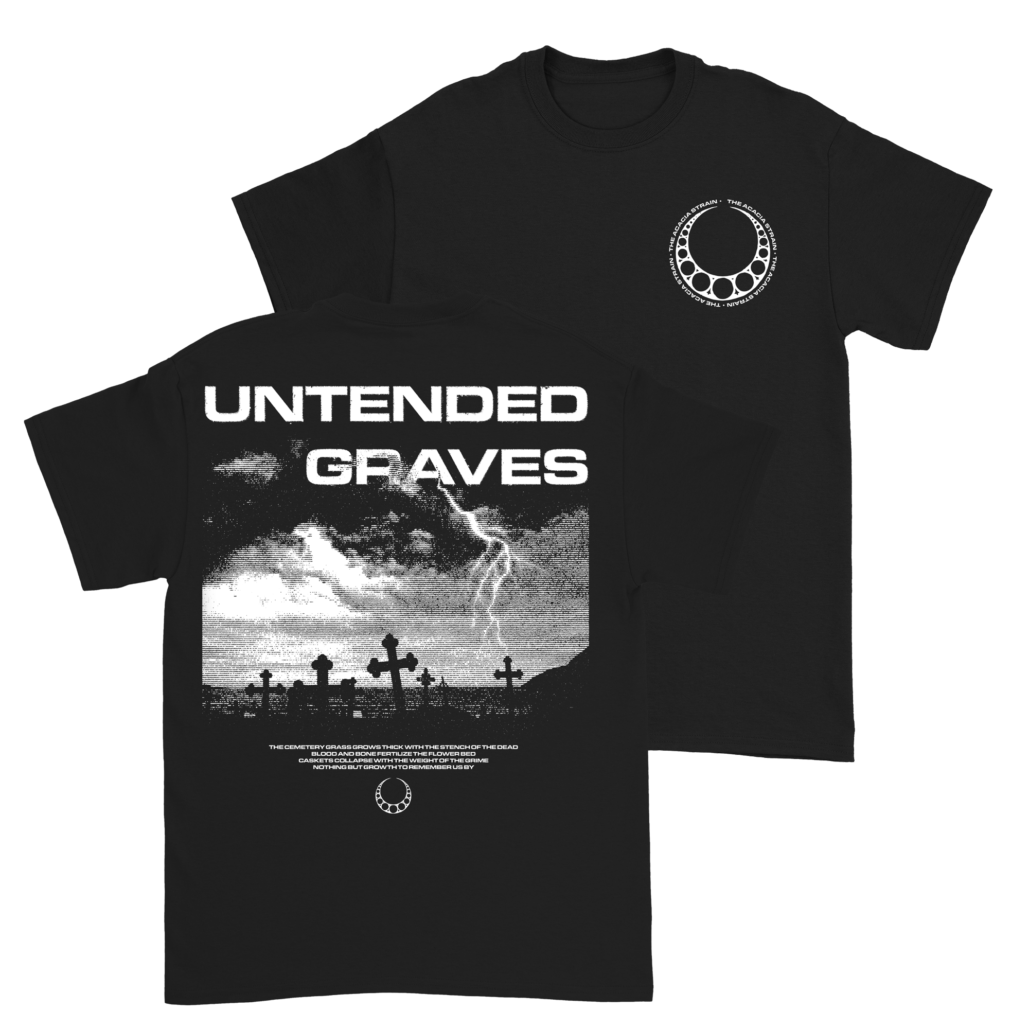 The Acacia Strain - Unintended Graves T-Shirt Hoodie, Sweatshirt | CoreVibeTees.com (Image 1)