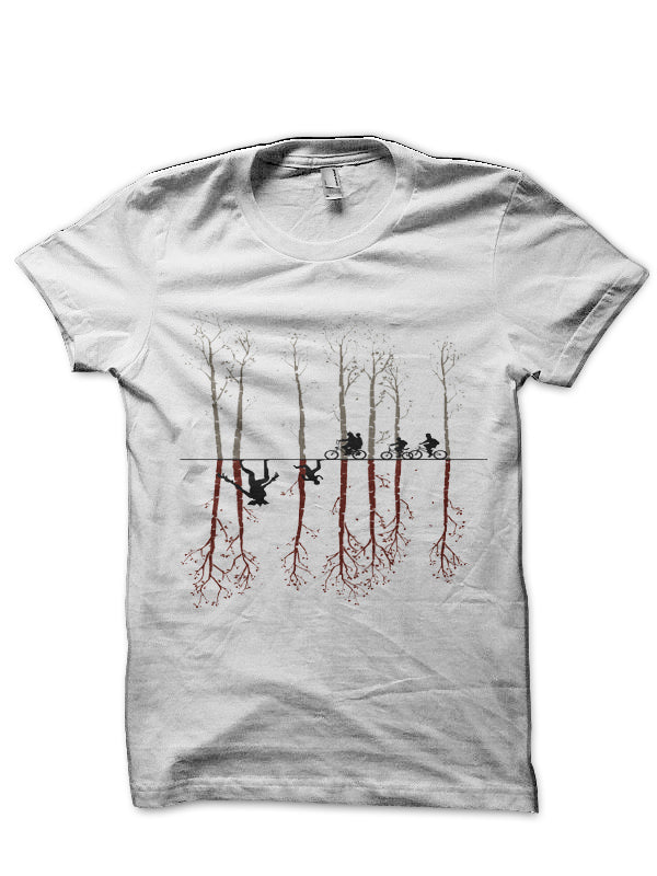 The Upside Down White T-Shirt Hoodie, Sweatshirt | CoreVibeTees.com