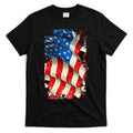 USA Distressed Waving American Flag T-Shirt Hoodie, Sweatshirt | CoreVibeTees.com