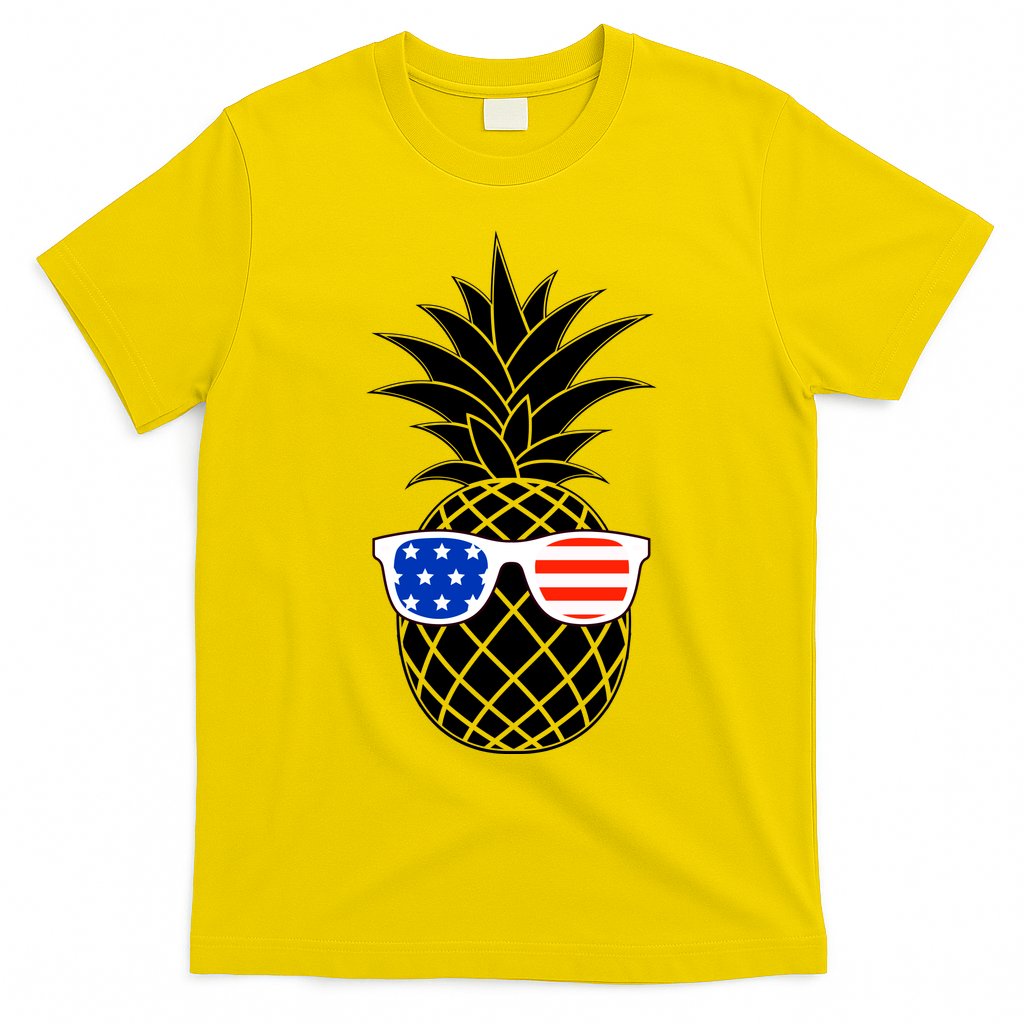 USA Pineapple With Sunglasses T-Shirt Hoodie, Sweatshirt | CoreVibeTees.com