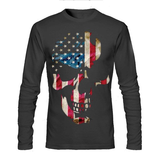 USA Skull Black T-Shirt Hoodie, Sweatshirt | CoreVibeTees.com