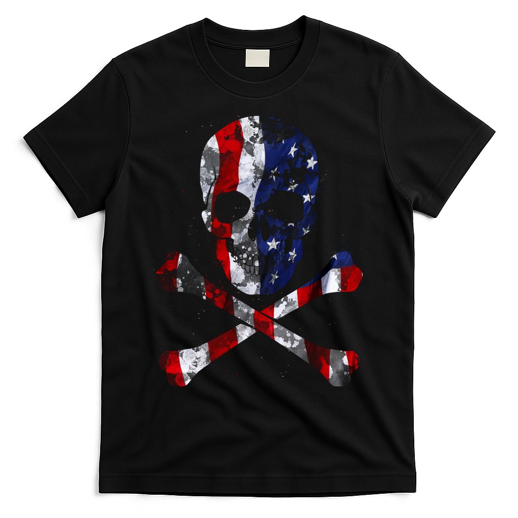 USA Skull Crossbone T-Shirt Hoodie, Sweatshirt | CoreVibeTees.com