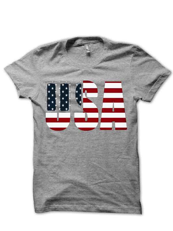 USA Grey Tee Hoodie, Sweatshirt | CoreVibeTees.com