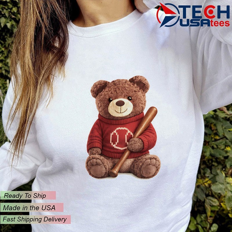 Teddy Bear Cincinnati Baseball shirt