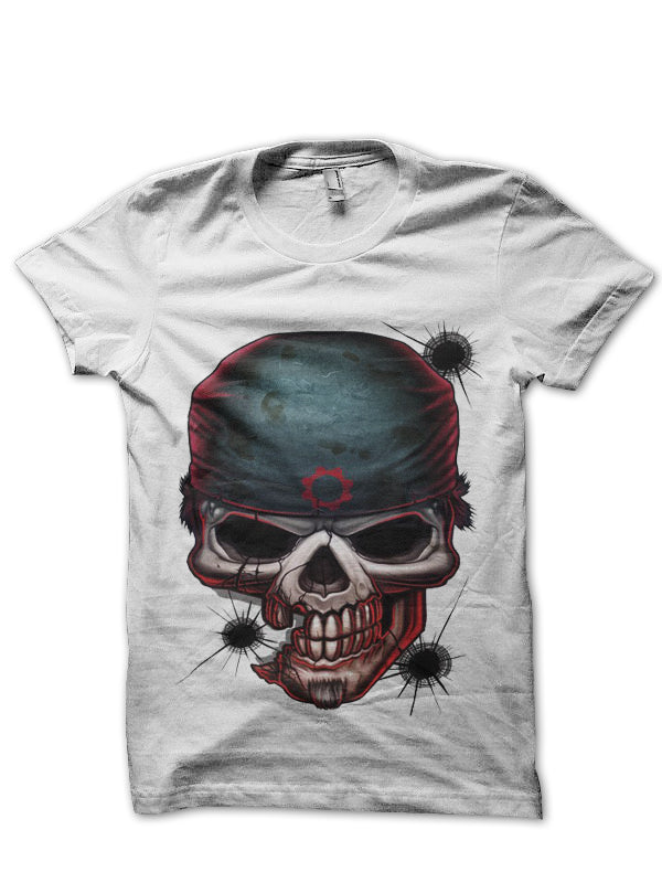 Gears of war White Half Sleeve T-Shirt Style004 Hoodie, Sweatshirt | CoreVibeTees.com