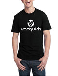 Vanquish Black Half Sleeve T-Shirt Hoodie, Sweatshirt | CoreVibeTees.com