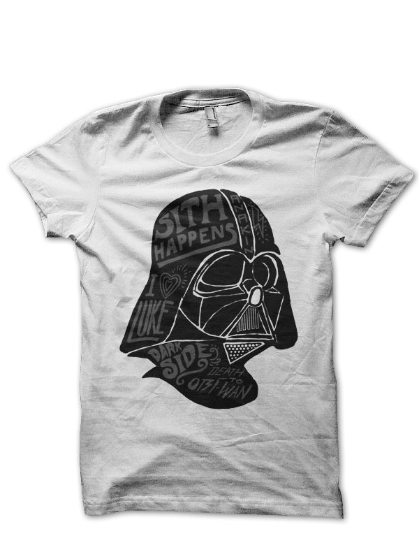 Vader White Tee Hoodie, Sweatshirt | CoreVibeTees.com