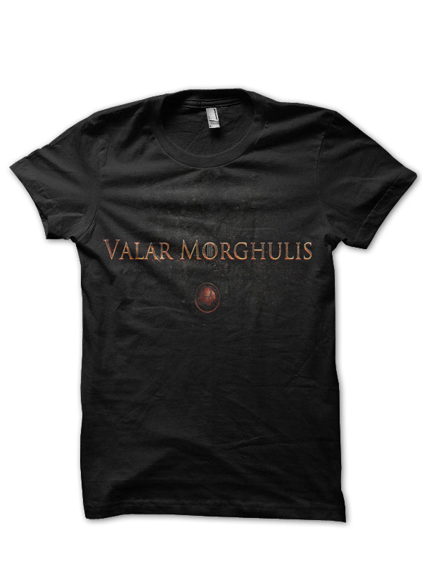 Valar Morghulis Black T-Shirt Style002 Hoodie, Sweatshirt | CoreVibeTees.com