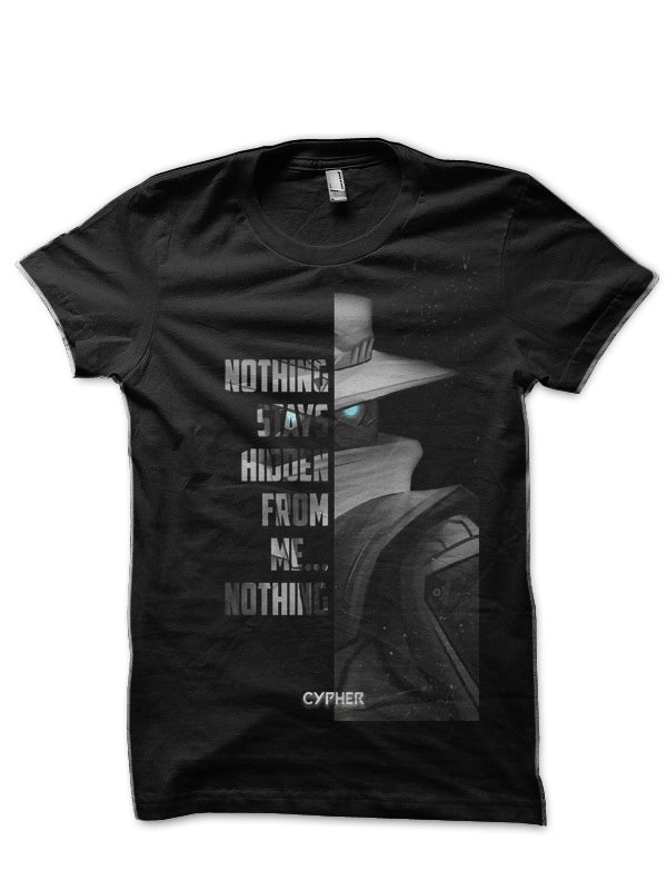 Valorant Cypher Black T-Shirt Hoodie, Sweatshirt | CoreVibeTees.com