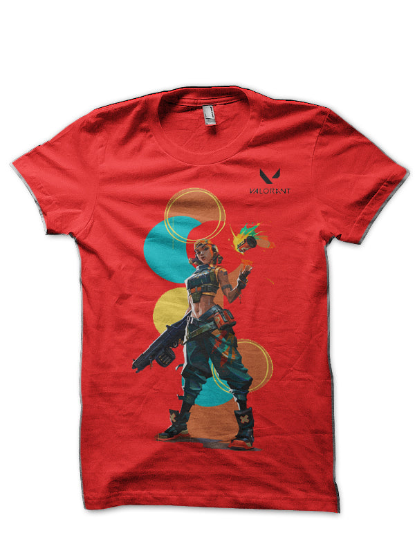 Valorant Raze Red T-Shirt Hoodie, Sweatshirt | CoreVibeTees.com
