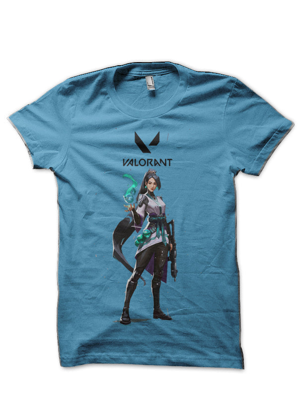 Valorant Sage Light Blue T-Shirt Hoodie, Sweatshirt | CoreVibeTees.com