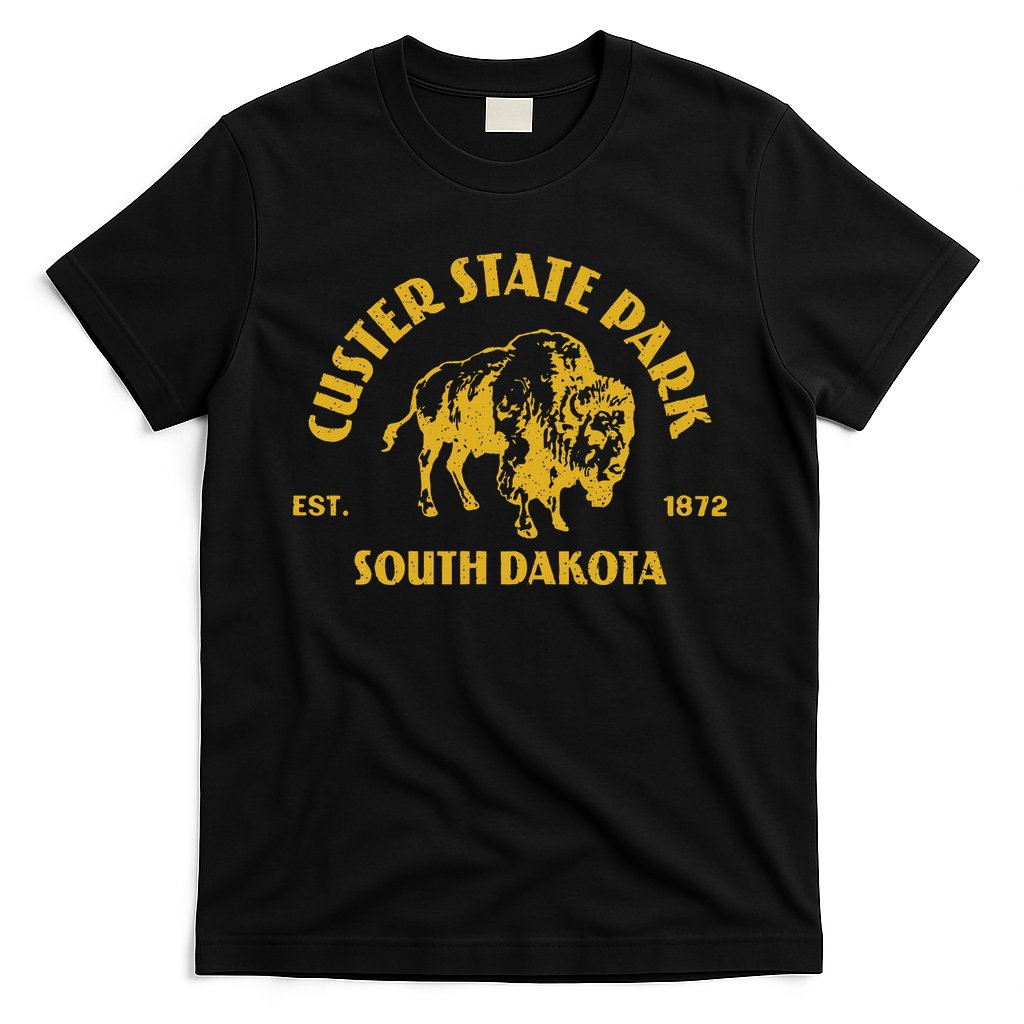 Vintage Bison Custer State Park South Dakota Travel Souvenir T-Shirt Hoodie, Sweatshirt | CoreVibeTees.com