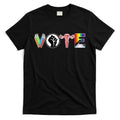 Vote Books, Fist, Ovaries, LGTBQ T-Shirt Hoodie, Sweatshirt | CoreVibeTees.com