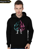 Super Saiyan Blue and Rose Black Hoodie T-Shirts, Sweatshirt | CoreVibeTees.com