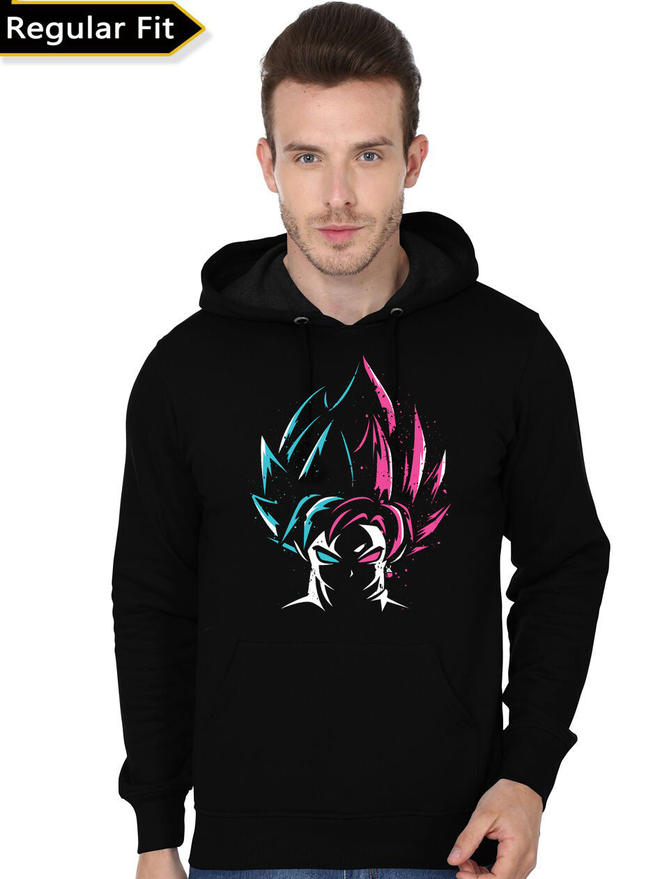Super Saiyan Blue and Rose Black Hoodie T-Shirts, Sweatshirt | CoreVibeTees.com