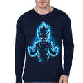 DBZ Navy Blue Full Sleeve Tee Hoodie, Sweatshirt | CoreVibeTees.com
