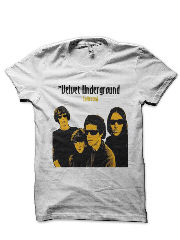 The Velvet Underground White T-Shirt Hoodie, Sweatshirt | CoreVibeTees.com