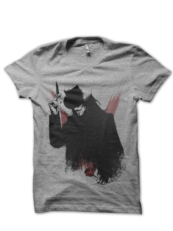 Vendetta Grey Tee Hoodie, Sweatshirt | CoreVibeTees.com