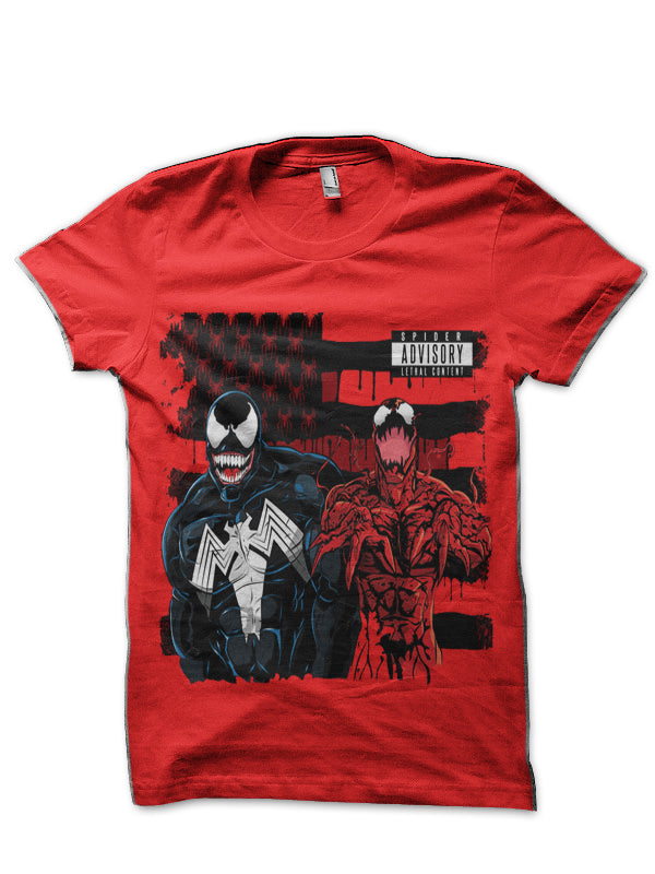 Venom Red T-Shirt Hoodie, Sweatshirt | CoreVibeTees.com