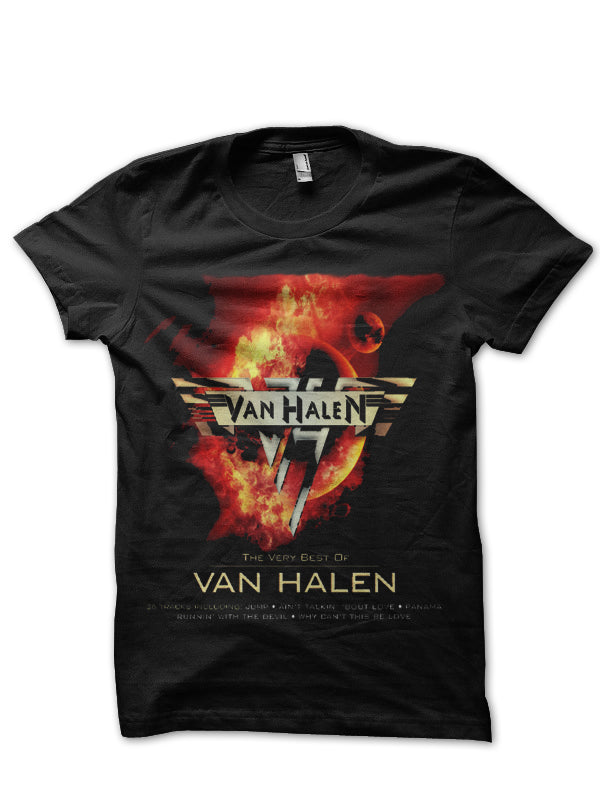 Van Halen Black T-Shirt Style001 Hoodie, Sweatshirt | CoreVibeTees.com