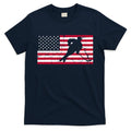 Vintage Hockey Player American Flag T-Shirt Hoodie, Sweatshirt | CoreVibeTees.com
