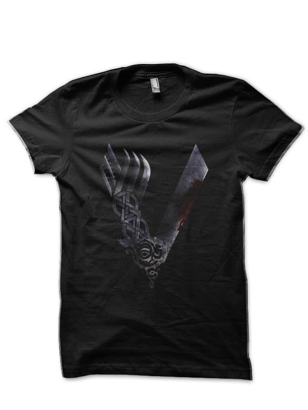 Vikings Black T-Shirt Hoodie, Sweatshirt | CoreVibeTees.com
