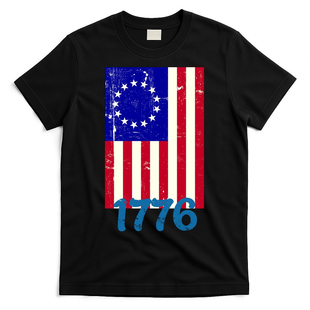 Vintage Betsy Ross American Flag T-Shirt Hoodie, Sweatshirt | CoreVibeTees.com