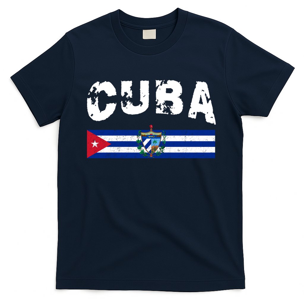 Vintage Cuba Emblem Cuban Flag T-Shirt Hoodie, Sweatshirt | CoreVibeTees.com