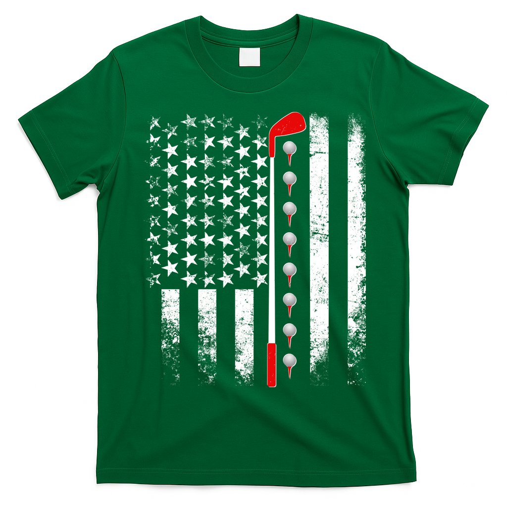 Vintage Golfing American Flag Golf Club T-Shirt Hoodie, Sweatshirt | CoreVibeTees.com