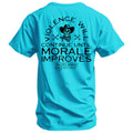 Violence Will Continue Until Morale Improves Men's T-Shirt Hoodie, Sweatshirt | CoreVibeTees.com (Image 1)