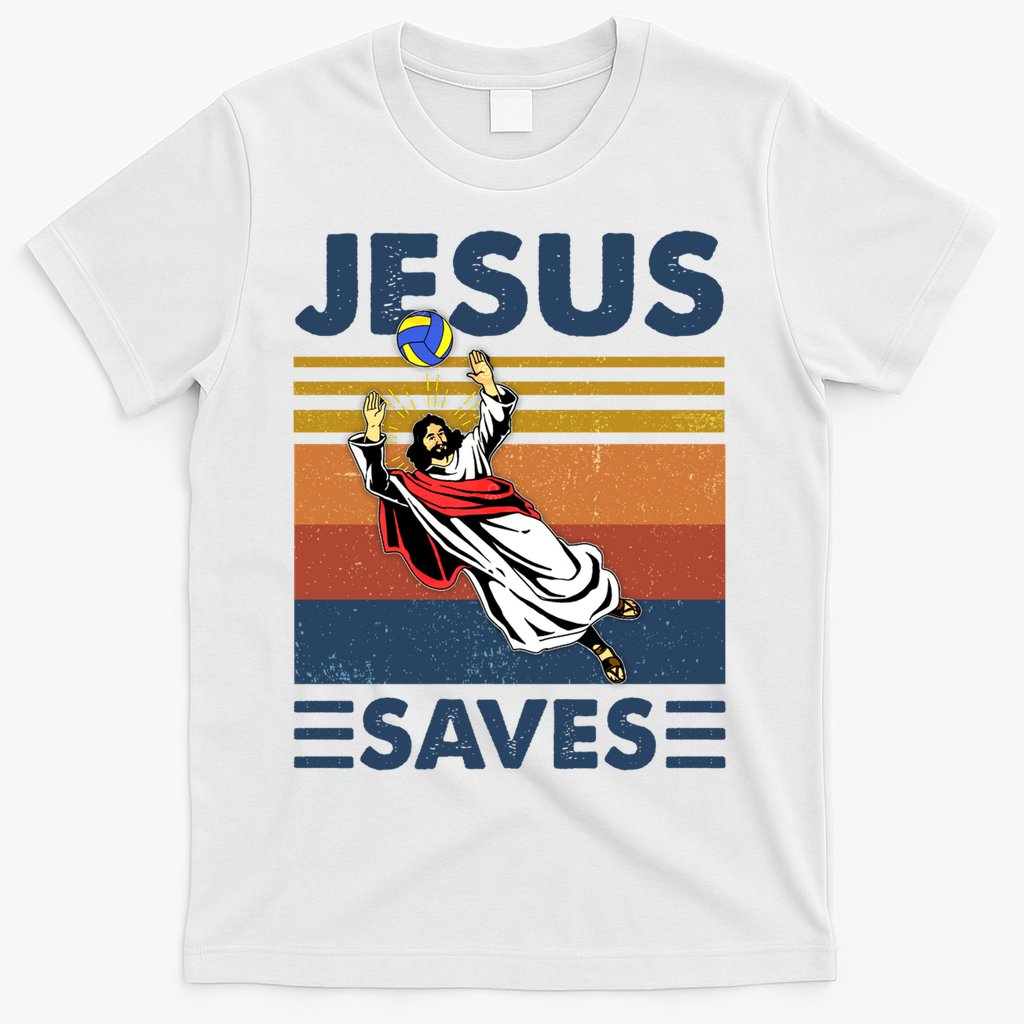 Volleyball Jesus Saves Vintage Volleyball Coach T-Shirt Hoodie, Sweatshirt | CoreVibeTees.com