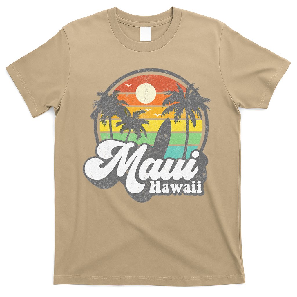 Vintage Maui Hawaii Hawaiian Beach Surfing 70's Surf Gift T-Shirt Hoodie, Sweatshirt | CoreVibeTees.com
