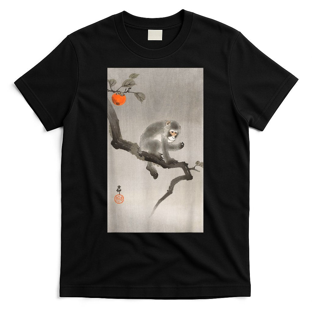 Vintage Macaque Monkey Japanese Nature Japan Art T-Shirt Hoodie, Sweatshirt | CoreVibeTees.com