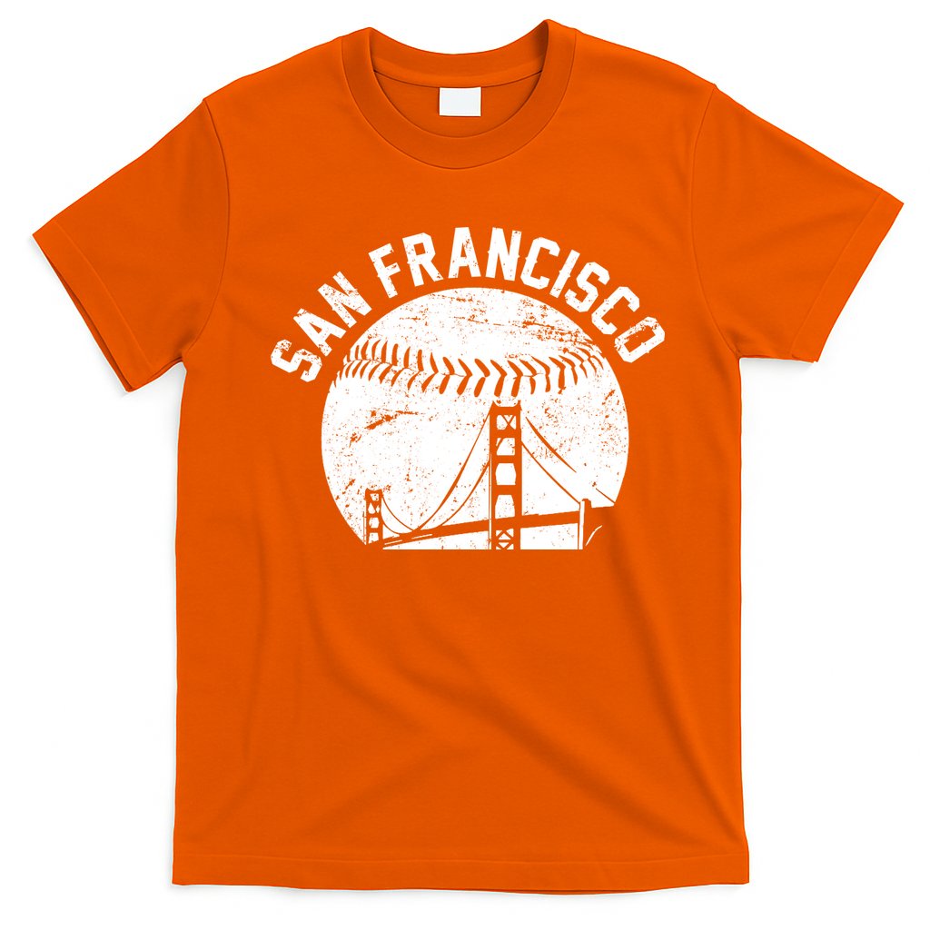 Vintage San Francisco Skyline SF Baseball T-Shirt Hoodie, Sweatshirt | CoreVibeTees.com