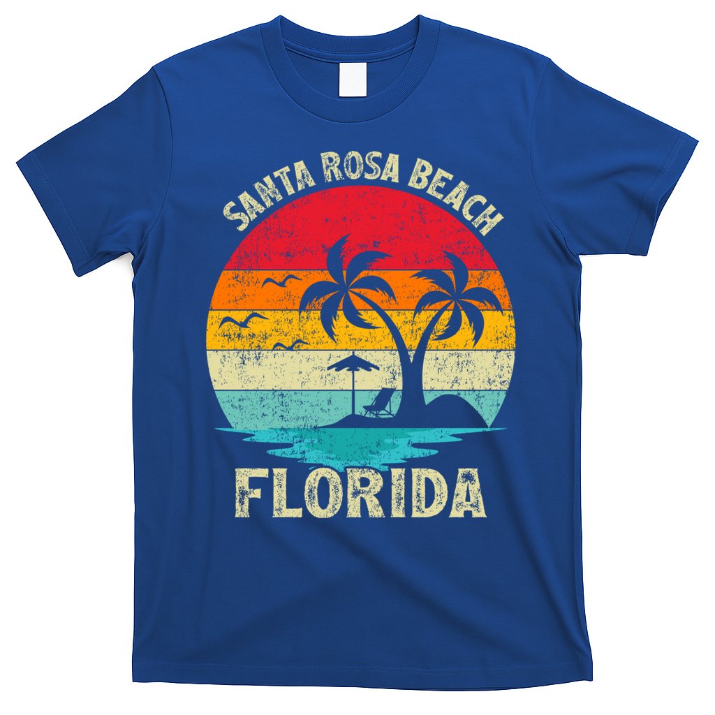 Vintage Summer Vacation Retro Florida Santa Rosa Beach Gift T-Shirt Hoodie, Sweatshirt | CoreVibeTees.com
