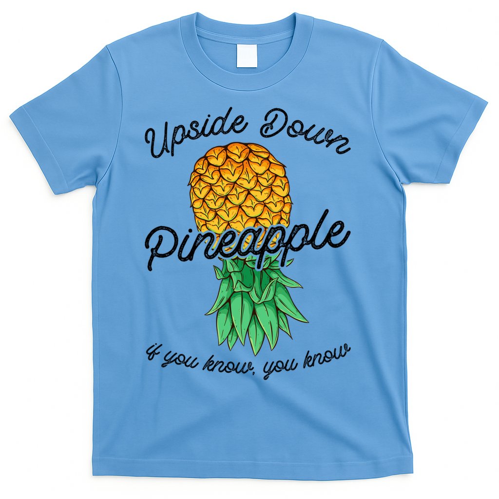 Vintage Upside Down Pineapple Subtle Swinger Cool Gift T-Shirt Style001 Hoodie, Sweatshirt | CoreVibeTees.com