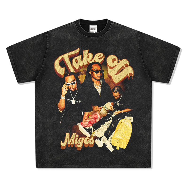 Migos By Takeoff Tee Hoodie, Sweatshirt | CoreVibeTees.com (Image 3)