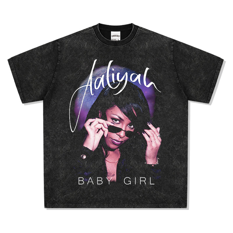 Baby Girl By Aaliyah Tee Hoodie, Sweatshirt | CoreVibeTees.com (Image 3)
