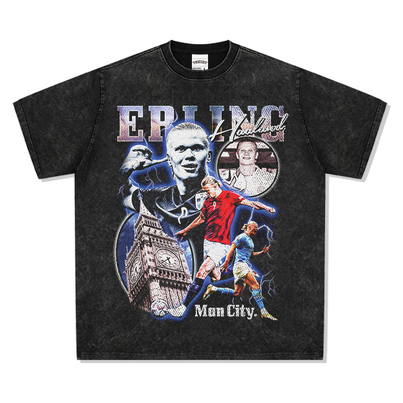 Erling Haaland "Man City" Tee Hoodie, Sweatshirt | CoreVibeTees.com (Image 3)