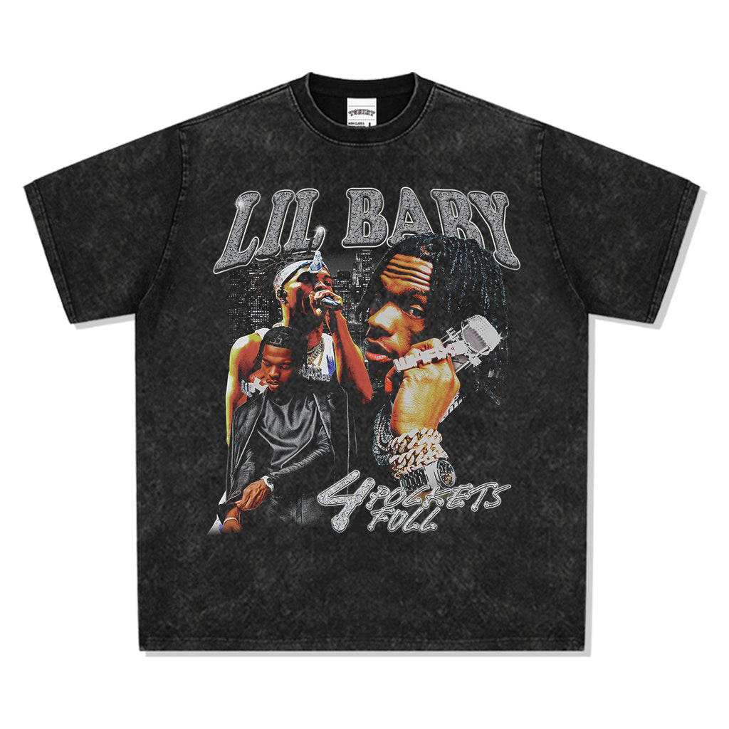 4 Pockets Full By Lil Baby Tee Hoodie, Sweatshirt | CoreVibeTees.com (Image 3)
