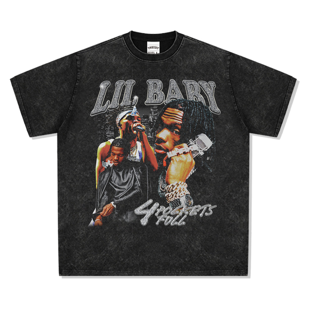 4 Pockets Full By Lil Baby Tee Hoodie, Sweatshirt | CoreVibeTees.com (Image 3)