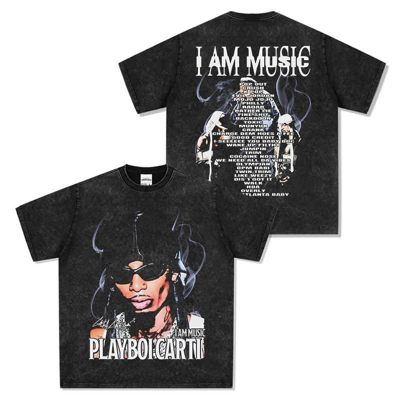 Playboi Carti "I Am Music" Tee Style005 Hoodie, Sweatshirt | CoreVibeTees.com (Image 3)