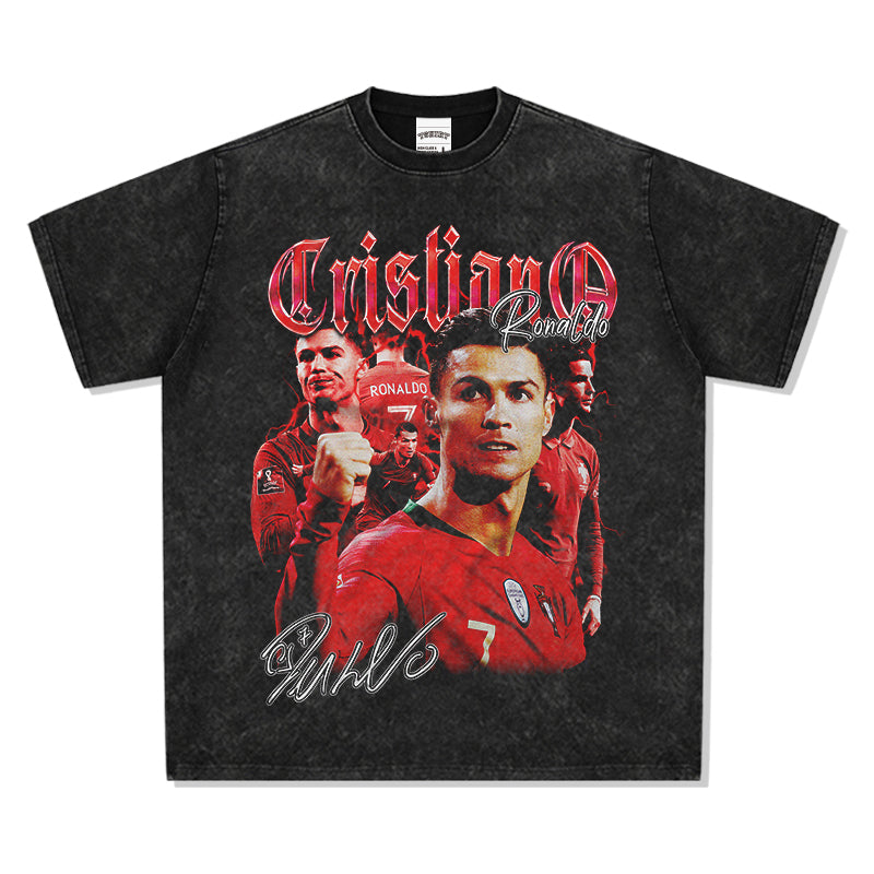 Cristiano Ronaldo "Signature" Tee Hoodie, Sweatshirt | CoreVibeTees.com (Image 3)