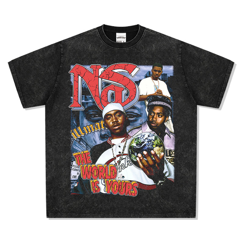 The World Is Yours By Nas Tee Hoodie, Sweatshirt | CoreVibeTees.com (Image 2)