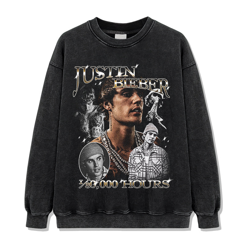 10,000 Hours By Justin Bieber Sweatshirt T-Shirts, Hoodie | CoreVibeTees.com (Image 2)
