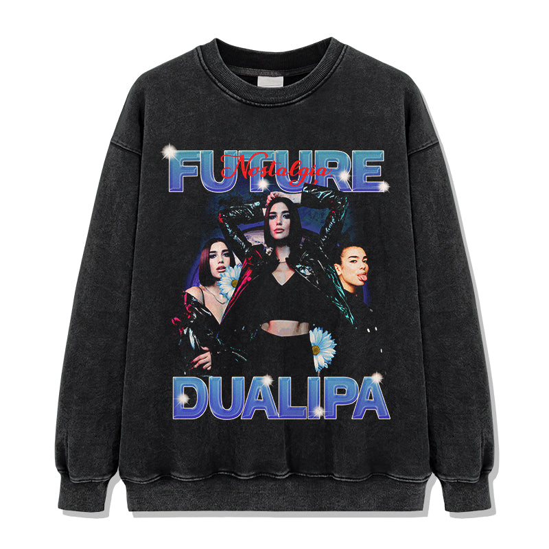 Future Nostalgia By Dua Lipa Sweatshirt T-Shirts, Hoodie | CoreVibeTees.com (Image 2)