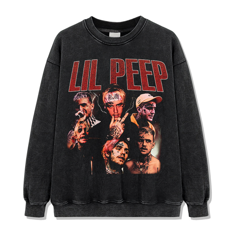 Lil Peep Sweatshirt T-Shirts, Hoodie | CoreVibeTees.com (Image 2)