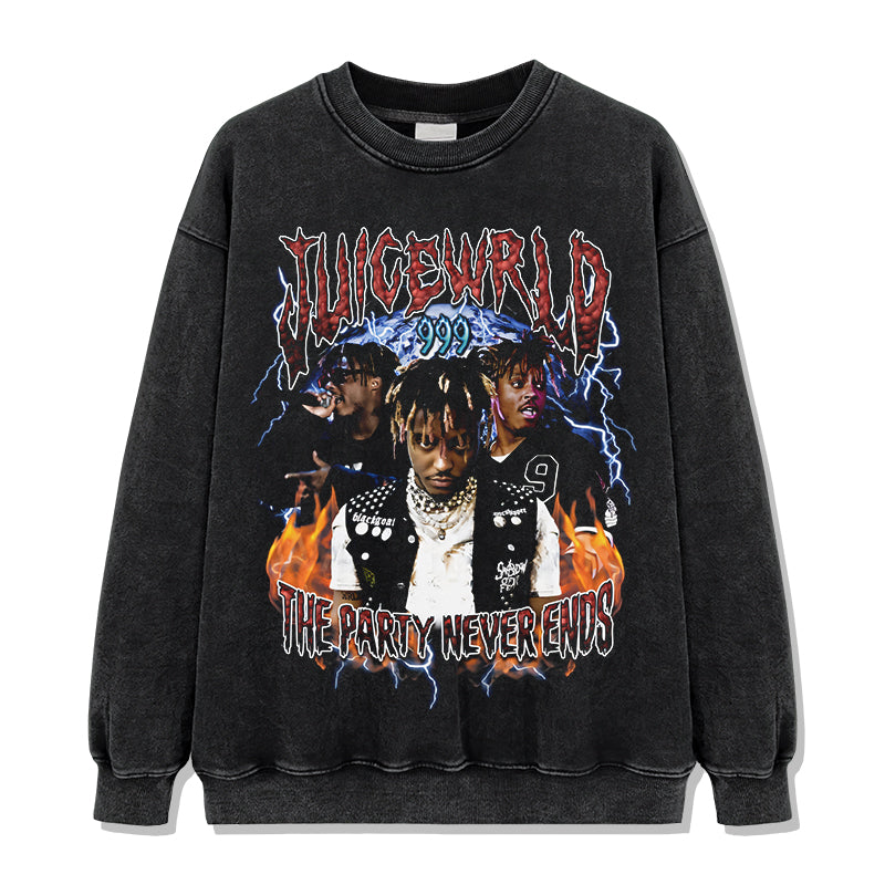 The Party Never Ends By Juice Wrld  Sweatshirt T-Shirts, Hoodie | CoreVibeTees.com (Image 2)